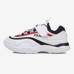 Fila Ray Kd - Poikien Ahdonghwa Kengät - Valkoinen/Punainen/Laivastonsininen | FI-47319